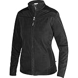 Texstar WJ46 Damen Stretch Fleece Jacke, Größe L, Schwarz