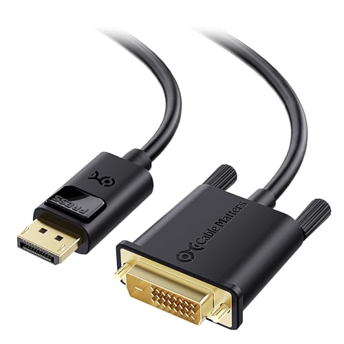 Cable Matters DisplayPort to DVI Cable (DP to DVI Cable) 6 Feet