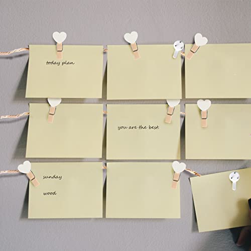 YOUYIKE 50 Pezzi Mini Mollette in Legno