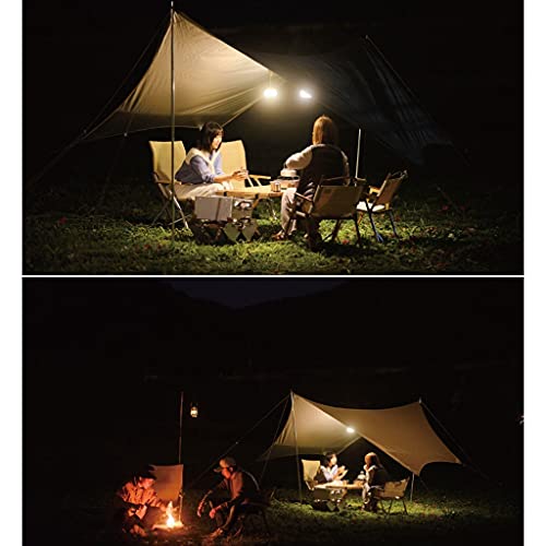 Toldo hexagonal para hamaca ultraligero y resistente con soporte 5