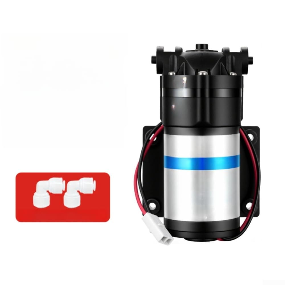 24V Membranpumpe Leise 600ml/min Kupferwicklung Kupferwicklung Wasserpumpe 24V DC Für Filter Leise Diaphragm für pumpe 24V Für Wohngebiete Hohe Durchflussrate für pumpe 24V 750ml/min(C)