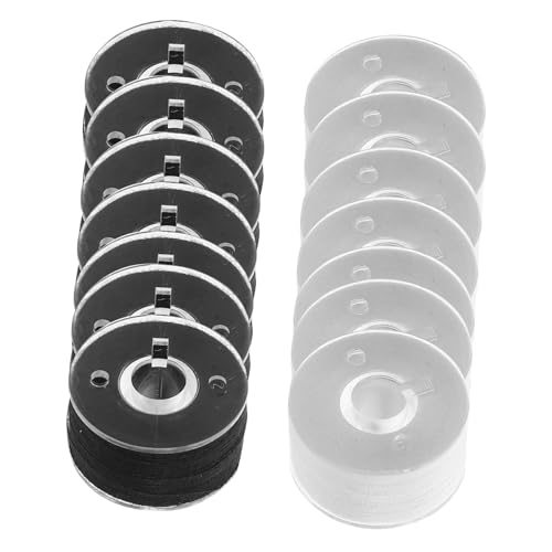 Fil à broder anti-casse Mipcase 144 canettes pré-enroulées solides - 2