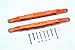 GPM Traxxas Unlimited Desert Racer 4X4 (#85076-4) Upgrade Parts Aluminum Rear Lower Trailing Arms - 1Pr Set Orange