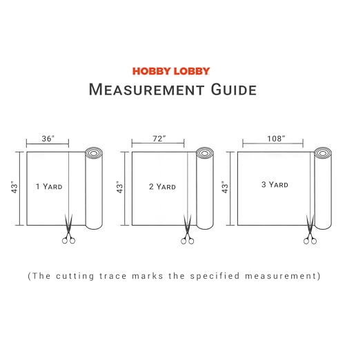 Hobby Lobby Belle Stained Glass Cotton Calico Fabric (2 Yard) - Printed Sewing Lightweight Precut Fabric for Sewing Clothes, Homeware, & Other Accessories