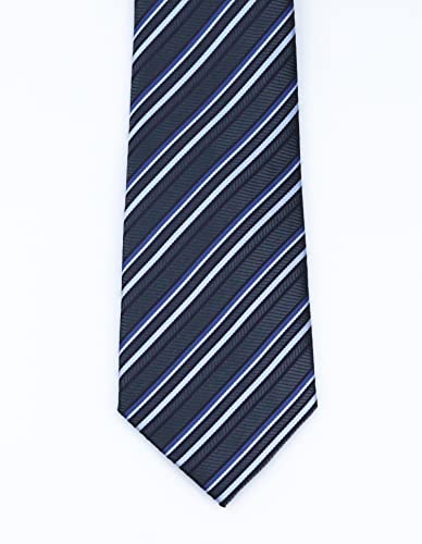Image of Elfeves Men's Modern Striped Patterned Formal Ties College Daily Woven Neckties