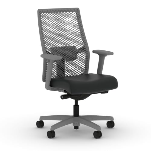 Image of HON Ignition 2.0 ReActiv Ergonomic Office Chair, Lumbar Support, Black