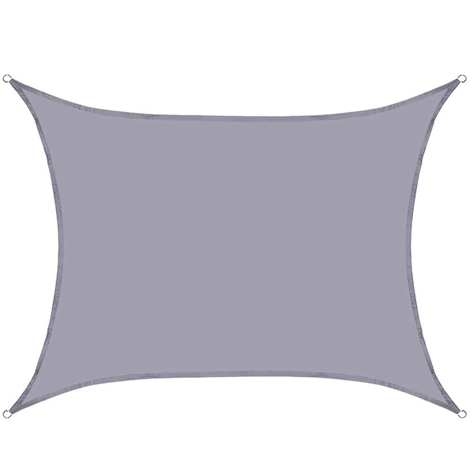 Voile d'ombrage rectangulaire robuste en tissu haut de gamme 3 x 6 m