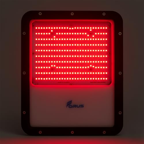 Image of Forus 200W LED Flood Light IP67 Waterproof, Red Outdoor Decorative Floodlight for Garden Decor, Landscape, Parking, Warehouse, High Mast Security Light with 4 Year Warranty