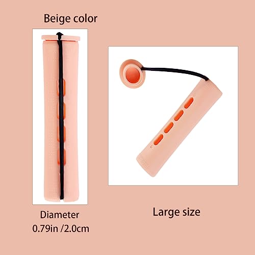 RJMBMUP Perm Rods Grandes Rolos de Cabelo para Cabelo Curto Longo Natural Ferramenta de Modelagem de