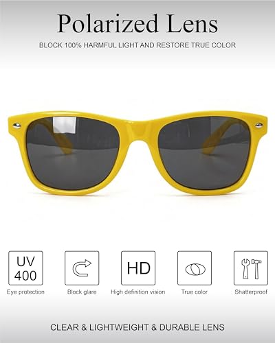 Polarized Sunglasses for Women Men Trendy Rectangle Sun Glasses, Classic Designer Shades for UV Protection - Image 3
