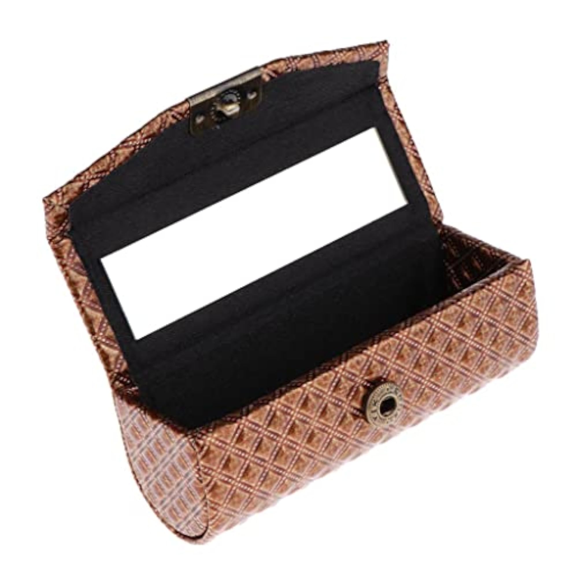 2pcs PU Leather Lipstick Case Holder with Mirror