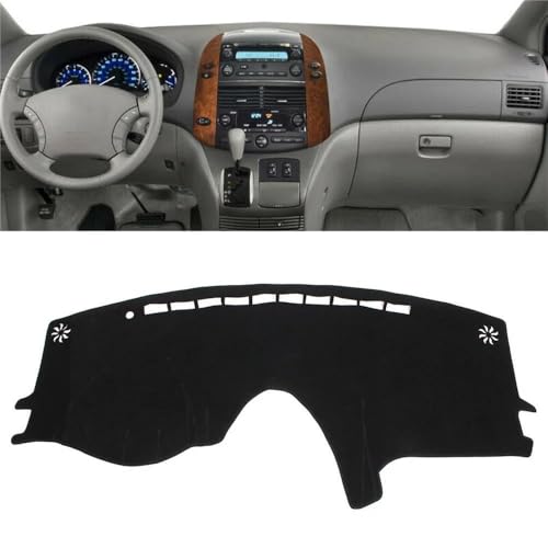 Alfombrilla para salpicadero Toyota Sienna XL20 coche protector panel LHD 2