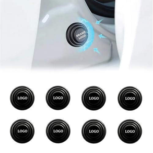 Image of ARKZO Car Shock Absorber Door Protector Rubber Pads Guard Accessories Car Gadgets for Enhanced Door Protection for Virtus, Taigun, Tiguan, ID.4, Polo, Vento, Ameo, Jetta