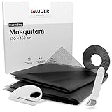 GAUDER Mosquitera (130 x 150 cm) de poliéster | Mosquitera para Ventanas | Malla Mosquitera | Mosquitera para Puertas