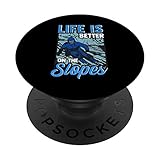 Photo Gallery cute life is better on the slopes skiing & snowboarding popsockets supporto e impugnatura per smartphone e tablet Photo Gallery cute life is better on the slopes skiing & snowboarding popsockets supporto e impugnatura per smartphone e tablet