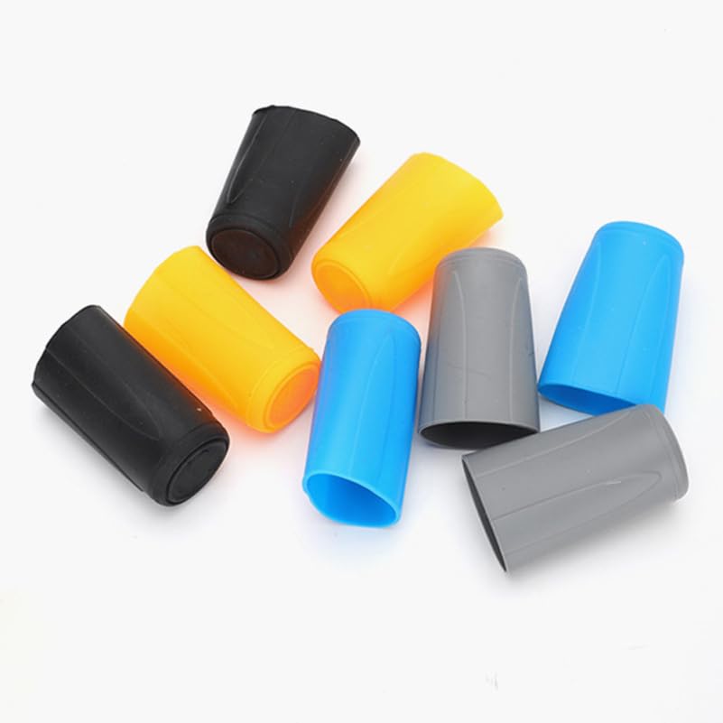 WHAMVOX 4Pcs Microphone Silicone Bottom Sleeve Anti-rolling Cover for Handheld Microphones Durable Anti-drop Protection Sleeve Mic Bottom Rod Sleeve for Enhanced Grip