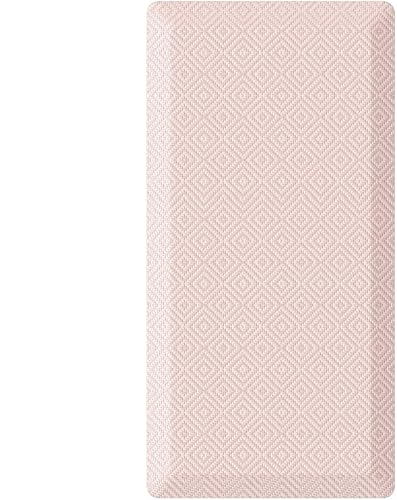Image of Ophanie Kitchen mats for Floor, 3 /4 inch Thick, Kitchen Rugs, 20''x39'' Anti Fatigue Standing Cushioned Mat, Waterproof,Comfort Ergonomic mat for Office, Home, Sink, Pink Non-Slip Bottom