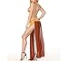 Women's Halloween Cosplay Princess Fashion Luxury Sexy Slave Uniforms Costume Lingerie Pieces Sets (TagsizeL=USsizeLM, Brown)