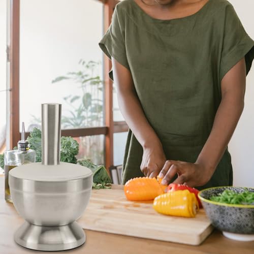 Machacador de ajo de acero inoxidable premium GALPADA para hogar 5