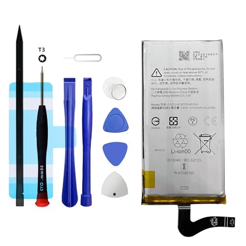 Vvuilsty G020J-B Replacement Battery for Pixel 4 XL,Rechargeable 0 Cycle Battery Compatible with Google Pixel 4 XL G020P G020 GA01181-US with Repair Tool Kits