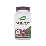 Nature's Way Standardized Cranberry; 90% Fruit Solids per serving; Gluten Free; Vegetarian; 60 Vegetarian Capsules