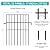 FOKEP 25 Panels Garden Fencing Animal Barrier, 17in (H) X 27ft (L) No Diging Dog Fence Border, 1.25in Spike Spacing Rustproof Metal Decorative Fences Blocker for Outdoor, Yard, Patio