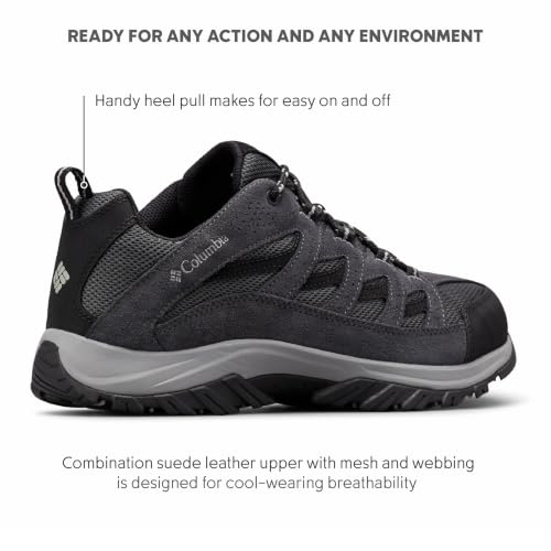 Image of Columbia Men's Crestwood Hiking Boots | High Traction, Lightweight, Breathable, Wide Fit Available