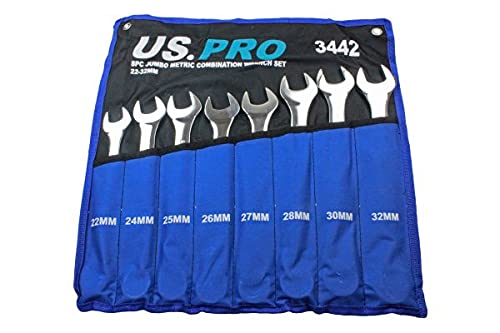 US PRO Jumbo Spanners 8pc Long Reach Combination Wrench Spanner Set 22mm - 32mm 4 US PRO Jumbo Spanners 8pc Long Reach Combination Wrench Spanner Set 22mm - 32mm - Image 4