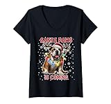 Photo Gallery donna felpa bulldog christmas ugly con scritta funny dog love maglietta con collo a v Photo Gallery donna felpa bulldog christmas ugly con scritta funny dog love maglietta con collo a v
