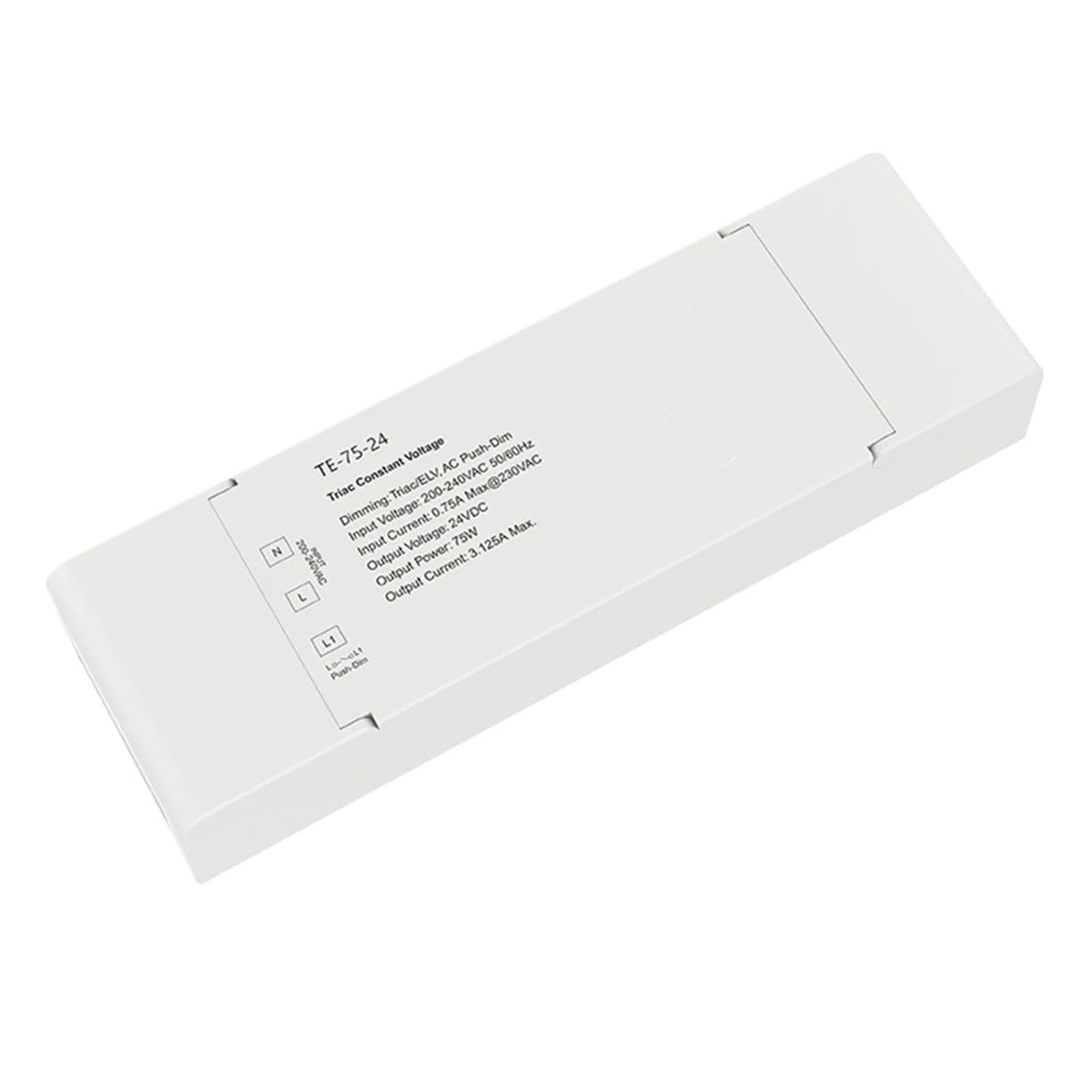 Driver dimmerabile Triac | 40 W 75 W 150 W TF-150-24 TF-150-12 Triac Dimming Driver a tensione costante CA a 12 V 24 V CC(TF-150-24 Only)