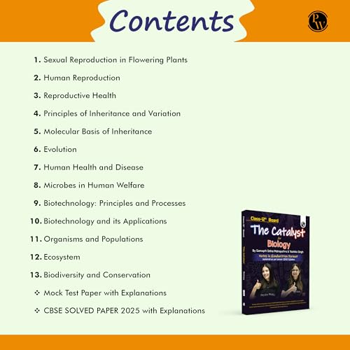 Image of PW Class 12 Board The Catalyst For Biology with Most Relevant Practice Questions Booklet By Samapti Mam & Yashika Mam For 2026 Exam | Handwritten Notes | Detailed Theory, PYQs