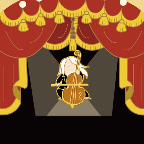Image of Musical Enamel Pin Music Brooch Music Badge for Backpack Clothing Hat Decoration