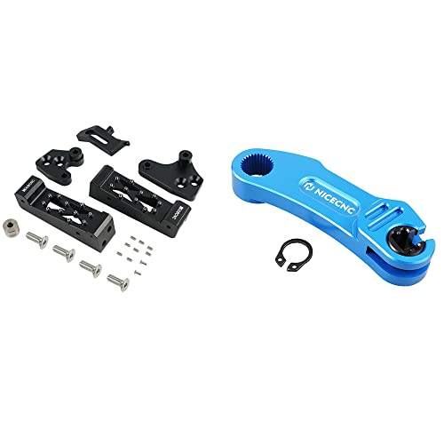 Nicecnc Black Footrest Assembly Kit Foot Pegs Pedals And #TOP17