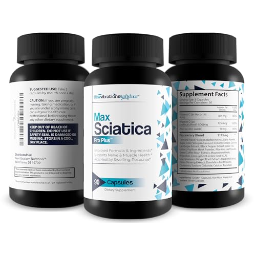 New Vibrations Nutrition 2381MSP-NV Sciatica Supplement