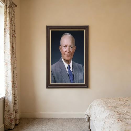 Cadre à suspendre de qualité supérieure pour toile Général Eisenhower 20x30