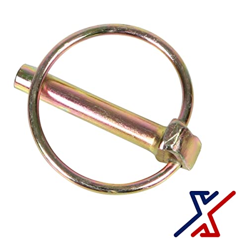 7/16 in. Dia. x 1-3/4 in. L Snapper Pin / Lynch Pin (24 Pins) by X1 Tools