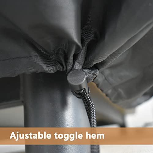 Tohonfoo Foosball Table Cover Soccer Table Cover Outdoor/Indoor Heavy Duty Water-Resistant 210D Oxford Fabric Universal Gametable Protection With Inner Storage Bag #TOP6