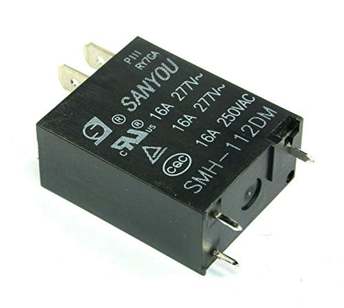 Ronxing 1pc Sanyou Relay SMH-112DM 12VDC SPST, 16Amps 16A 277VAC
