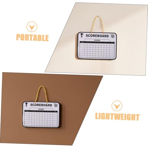 Set 2 Piezas Marcador Golf Reutilizable Doble Cara miniatura 3