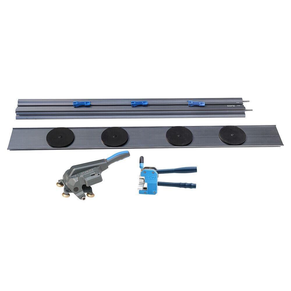 HevyCut Pro cienki system do cięcia płytek, do dużych płytek, porcelany, ceramiki, ręczne cięcie, podłączalny (1100mm+1100mm+1200mm)