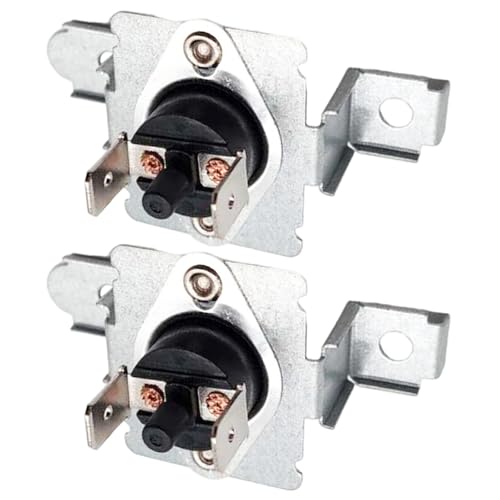 Oxtxuzdm 2er Pack kompatible Trockner Antriebskomponenten verschiedener Marken, Kunststoff Metall Verbundstruktur, einfache leiser Betrieb, Trocknerteil