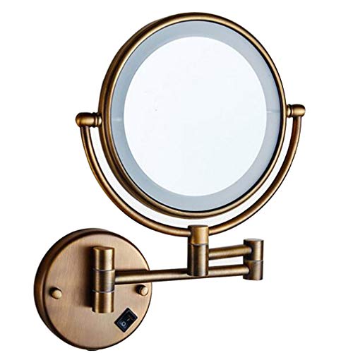Miroir de Maquillage à LED Miroir de Salle de Bain Mural