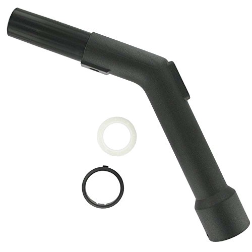 SPARES2GO Curved End Suction Hose Handle for Morphy Richards Vacuum Cleaner (35mm)