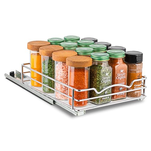Pull Out Cabinet Organizer for Spices and Cans