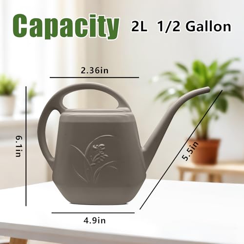 Image of Watering Can-Coffee Color - 1 /2 Gallon