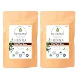 OSI ORGANIC حلال الحناء ハラールヘナ HALAL HENNA 取扱説明書付 (オーガニックダークブラウン) 100グラム (x 2)