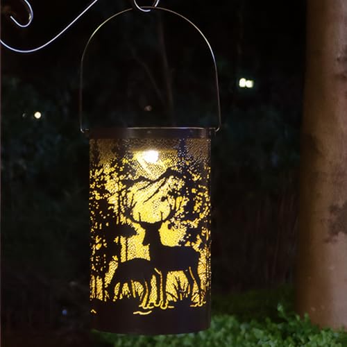 Lanterne solaire extérieur étanche pour illuminer facilement votre jardin sans branchement