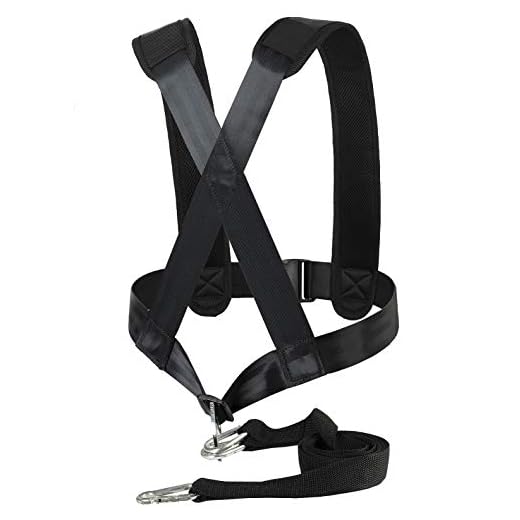 Aedericoe Sled Harness Workout Resistance Speed Training Trainer with Pull Strap
