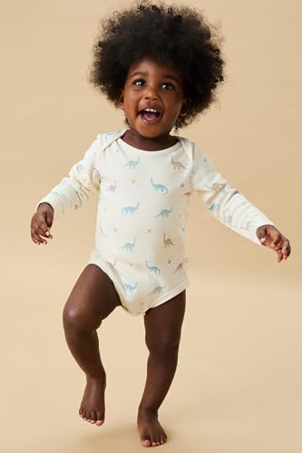 MORI Baby Supreme Comfort Long Sleeve Bodysuit for Boys and Girls - Unisex Romper with Envelope Neck and Nickel Free Popper3