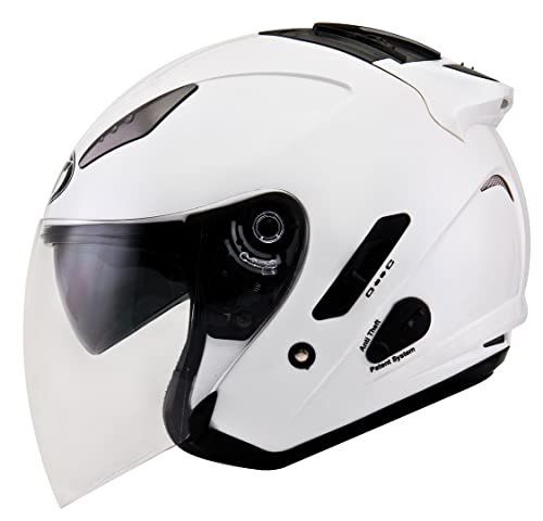 DOPPIA VISIERA SUOMY - Casco Kyt, Bianco, 54
